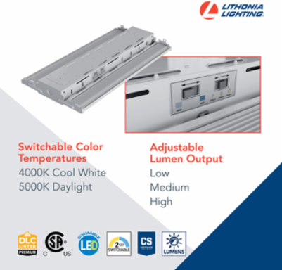 OLT Compact High Bay LED 14 Inch x 11.5 Inch, 138W, Switchable White