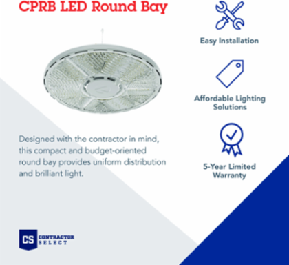 OLT High Bay Light, 194W, Round, 120-347V, 54,000 Hour Life