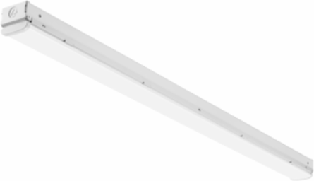 LED Contractor Single Striplight, 48IN, Switchable Lumens - 3000LM, 4000LM and 5000LM, 120-347V, Switchable CCT- 3500K, 4000K and 5000K, 80 color rendering index