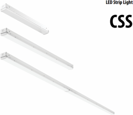 LED Contractor Single Striplight, 96IN, 8,000LM, 120V-277V, Constant current, dimming to 10%, 0-10V dimming, 3500K, 80 color rendering index