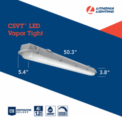 3 MVOLT Low Bay LED Strip Light 3000-5000 LM, 47.6W, IP65