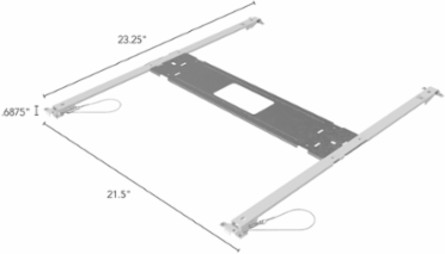 Ceiling Mount Kit for 2 ft. x 2 ft. & 2 ft. x 4 ft. Panels