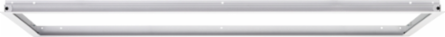 Troffer Dry-Wall Grid Adaptor 2 Inch, White Steel Construction