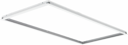 Troffer Dry-Wall Grid Adaptor 2 Inch, White Steel Construction