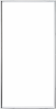 Troffer Dry-Wall Grid Adaptor 2 Inch, White Steel Construction