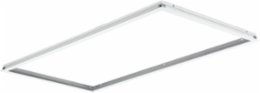 Troffer Dry-Wall Grid Adaptor 2 Inch, White Steel Construction