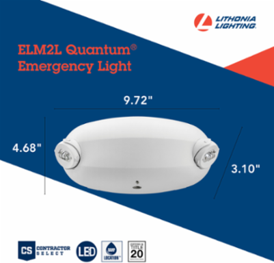 Dual LED Fixture, 2 Lamps, 120/347 V, White
