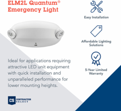 Dual LED Fixture, 2 Lamps, 120/347 V, White