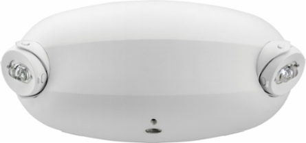 Dual LED Fixture, 2 Lamps, 120/347 V, White