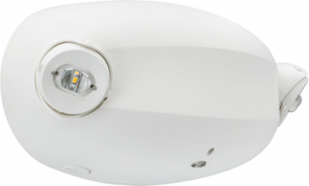 Dual LED Fixture, 2 Lamps, 120/347 V, White