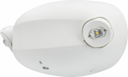 Dual LED Fixture, 2 Lamps, 120/347 V, White