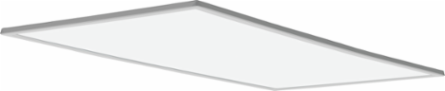 LED Flat Panel 23.75 Inch x 23.75 Inch, Recessed, White Lens
