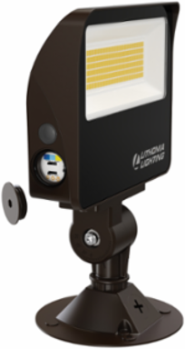 LED Floodlight, 34W, 1500/3000/5000 Lumens, 7.65 x 6.04 x 1.86 Inch