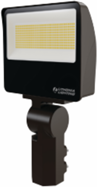 ESXF3, Adjustable light output, Switchable CCT- 3000K, 4000K, and 5000K, 120-347V, YS, Dark bronze finish