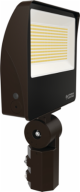 ESXF4, Adjustable light output, Switchable CCT- 3000K, 4000K, and 5000K, 120-347V, YS, Dark bronze finish