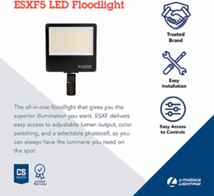 SWW2 XVOLT LED Floodlight, 30,000-50,000 Lumens, Adjustable CCT 3000K-5000K