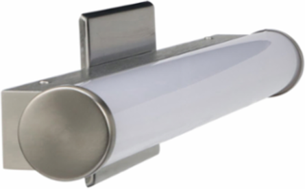 LT Contemporary LED Vanity Light 18W Brushed Steel