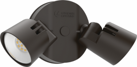 Floodlight, 25 W, 4000 K, 2 Lamps, 2700 Lumens