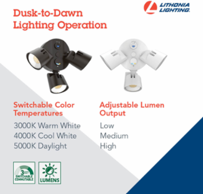 SWW2 120 PE WH Floodlight 36W 1750-4100 Lumens