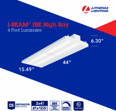 LED High Bay 18,000 Lumens, Dimmable, 137 Watt