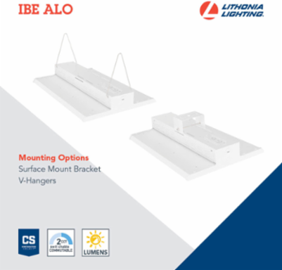 High Bay LED Fixture, 22,000 Lumens, 166 Watts, Dimmable