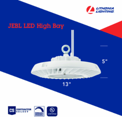LED High Bay 135W 18000LM 13 Inch Diameter 5 Inch Depth