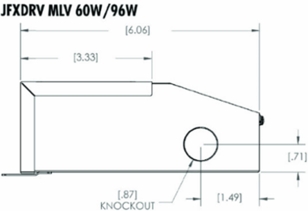 LITH JFXDRV 120VAC MLV 60W M12 JFX