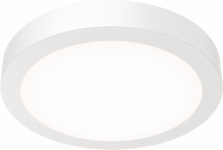 Juno SlimBasics Surface Mount - Gen 2, 6IN, Switchable CCT – 3000K, 4000K, and 5000K, 90+ CRI, Environment, Matte White