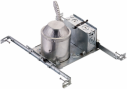 4 Inch Air-tight Recessed Downlight, 120V, 1 Lamp, Steel Construction
