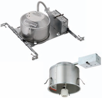 6 Inch Air-tight Recessed Downlight, 120V, Aluminum, Nickel Finish
