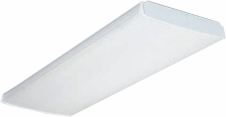 4FT Curved Basket Wraparound Fixture, 128W, 120-277V, White