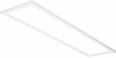 LED Flat Panel Light, 1 ft. x 4 ft., Switchable Color Temp