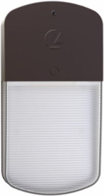 Outdoor Wall Pack, 120V, LED, 1 Lamp, Bronze, 3 x 5.35 x 10.5 Inch