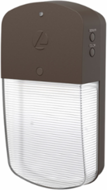 Outdoor Wall Pack, 120V, LED, 1 Lamp, Bronze, 3 x 5.35 x 10.5 Inch