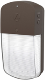 Outdoor Wall Pack, 120V, LED, 1 Lamp, Bronze, 3 x 5.35 x 10.5 Inch