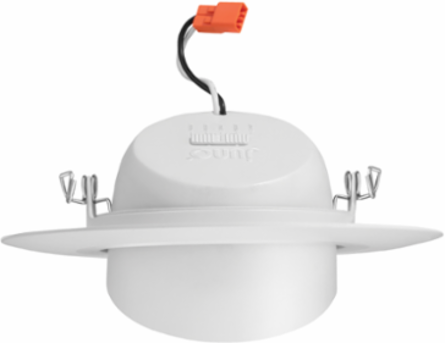 RetroBasics Downlight Adjustable Trim Kit, Switchable LED White, 5/6IN Baffle, Switchable CCT – 2700K, 3000K, 3500K, 4000K, and 5000K, Bronze