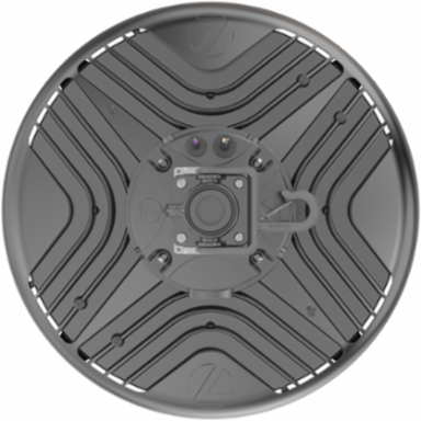 LED Round High Bay, Switchable Lumens- 24000LM, 27000LM and 30000LM, 120-347V, Switchable CCT- 3500K, 4000K and 5000K, 80 color rendering index, Glossy Black