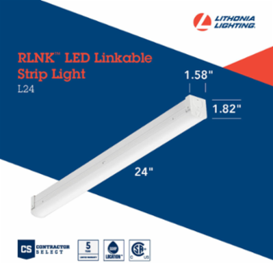 LED Strip Light, 22.8 Inch Length, 2 Lb Weight, 3500 K Color Temperature