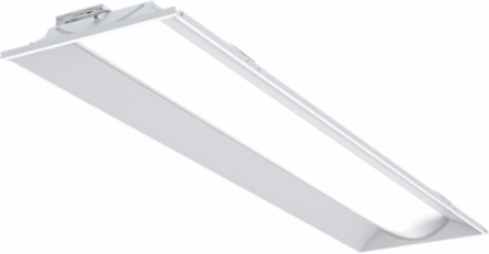 LED Recessed Light, 120-347 V, Steel, White