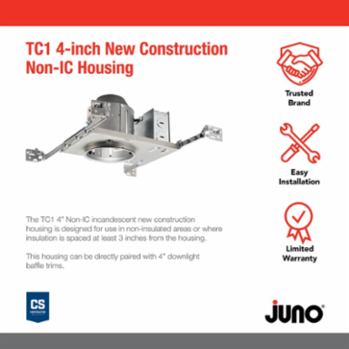 LITH TC1 4IN Incandescent New Const