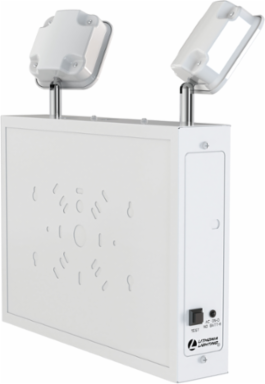 LED Surface Mounted Fixture, 350 Lumens, White Steel, Indoor