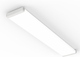 Decorative Wrap, Square Medium Body, 48IN, Switchable lumens – 4000LM, 5000LM, and 6000LM- 80CRI, Flat Microprismatic Diffuser, Switchable CCT- 3000K, 4000K, and 5000K- 80CRI, 0-10V Dimming, MULTI-VOLT
