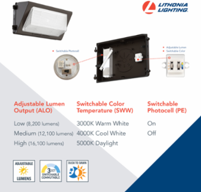 ack 8200-16100 Lumens, Switchable CCT 30/40/50K, UVOLT