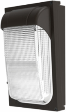 Wallpack, 22W, 5 Inch, Bronze Finish