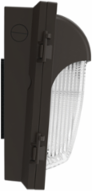 LED Wall Pack, 51W, 9 Inch Height, Bronze Finish