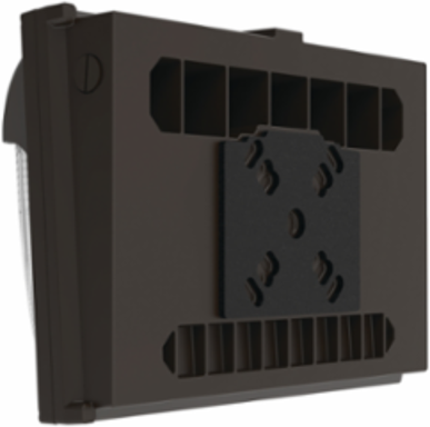 51W LED Wall Pack, 4.5 Inch x 9 Inch x 13 Inch, Bronze
