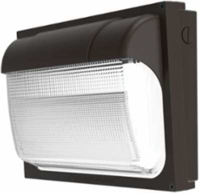 51W LED Wall Pack, 4.5 Inch x 9 Inch x 13 Inch, Bronze