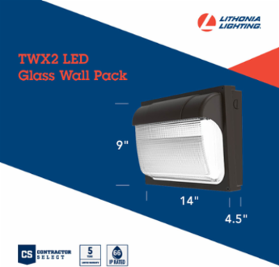 Wall Pack, 32W, 9 Inch Length, Energy Efficient