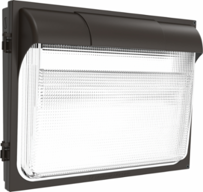 LED Wall Pack, 5 Inch W x 14 Inch H, 114 W, Bronze Finish