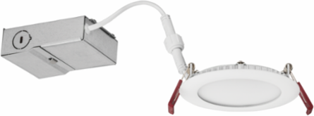 4 Inch Wafer Downlight, 11W, Recessed, Aluminum